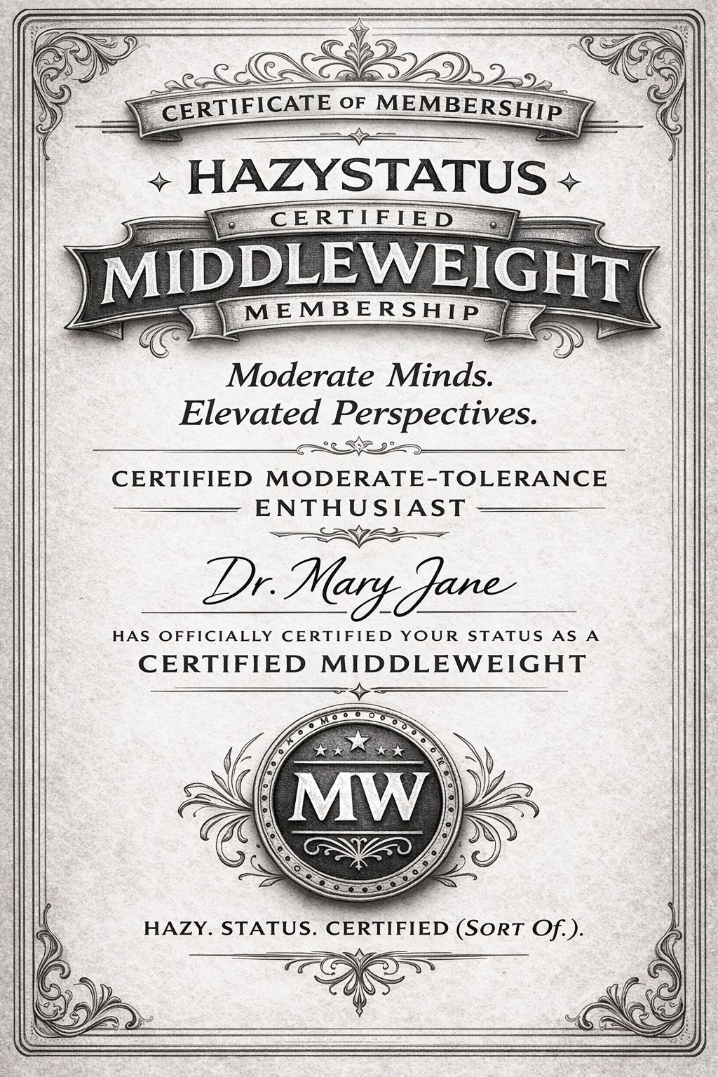 Hazy Middleweight Digital Membership Kit