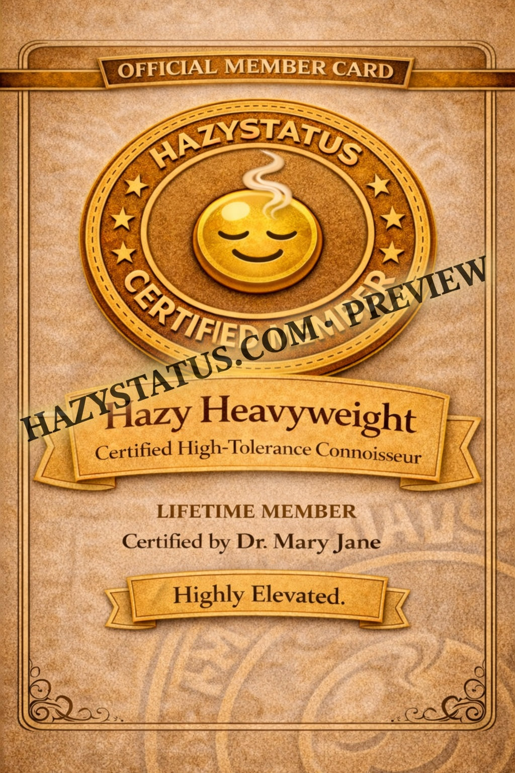 Hazy Heavyweight Digital Membership Kit