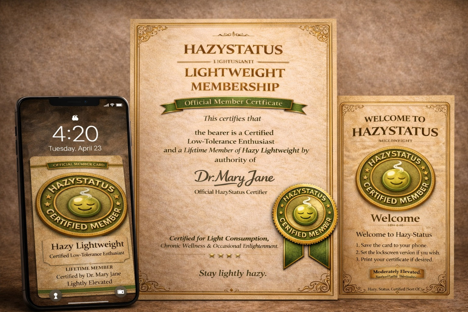 Hazy Lightweight Digital Membership Kit