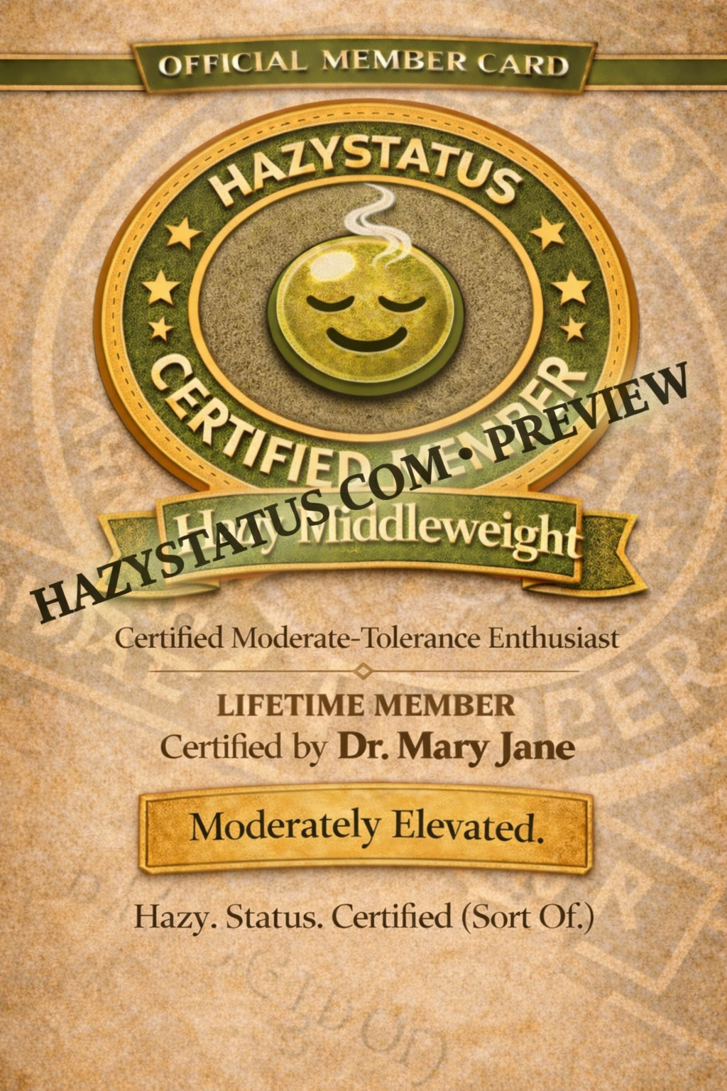 Hazy Middleweight Digital Membership Kit